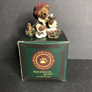 Boyds Bears and Friends  Elgin the Elf Bear Christmas Holiday 1994 Figure 2236